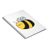 Cute Kawaii Bumble Bee Notitieboek (Rechterzijde)