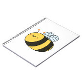 Cute Kawaii Bumble Bee Notitieboek (Linkerzijde)
