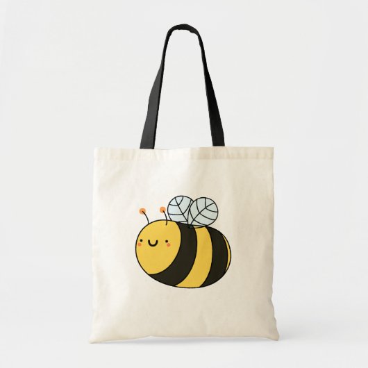 Cute Kawaii Bumble Bee Tote Bag (Voorkant)