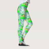 Cute Kawaii Bunny en chick Happy Easter patroon Leggings (Rechts)