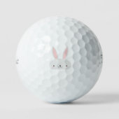 Cute Kawaii Bunny Golf Ball Golfballen (Voorkant)