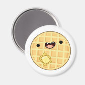 Cute Kawaii Butter Waffle Magneet (Voorkant / Achterkant)