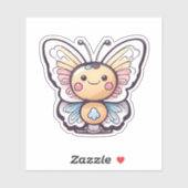 Cute Kawaii Butterfly Sticker (Vel)