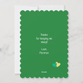 Cute Kawaii Cactus Family Moederdag Feestdagenkaart (Achterkant)