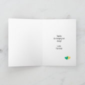 Cute Kawaii Cactus Family Moederdag Kaart (Binnen)