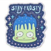 Cute Kawaii Cake Sticker (Voorkant)