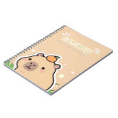 Cute Kawaii Capybara Notebook  Notitieboek (Linkerzijde)