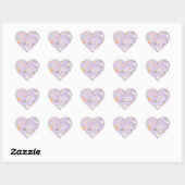 Cute Kawaii Capybara Pattern | Cozy Pastel Hart Sticker (Vel)