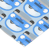 Cute kawaii cars cartoon illustratie korte tafelloper (Hoek)