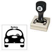 Cute kawaii cars cartoon illustratie rubberstempel (Gestempeld)