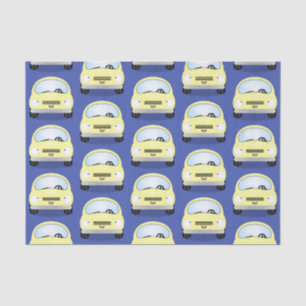 Cute kawaii cars cartoon illustratie tissuepapier
