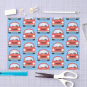 Cute kawaii cars cartoon illustratie tissuepapier (Craft)
