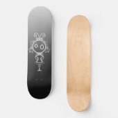 Cute Kawaii Cartoon Girl Persoonlijk Skateboard (Voorkant)