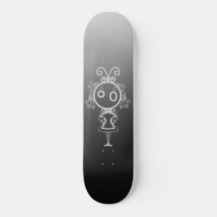 Cute Kawaii Cartoon Girl Persoonlijk Skateboard