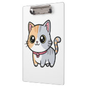 Cute Kawaii Cartoon Kitten Mascot Klembord (Links)