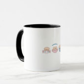 Cute Kawaii Cartoon Mug Mok (Voorkant links)