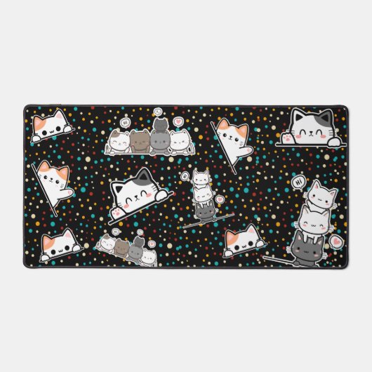 Cute Kawaii Cat Bureaumat (Voorkant)