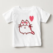 Cute Kawaii Cat en Heart (Voorkant)