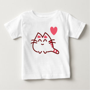 Cute Kawaii Cat en Heart