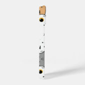 Cute Kawaii Cat Faces Pattern  iPhone Hoesje (Rechterkant)