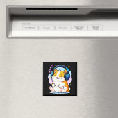 Cute Kawaii Cat Neko Funny Music Kitten Lover K-p Magneet (Insitu (Vaatwasser))