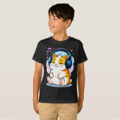 Cute Kawaii Cat Neko Funny Music Kitten Lover K-p T-shirt (Voorkant volledig)