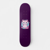 Cute Kawaii Cat Persoonlijk Skateboard (Voorkant)