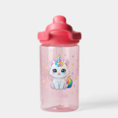 Cute kawaii Caticorn Baby Bottle Waterfles (Achterkant)
