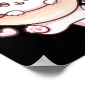 Cute Kawaii Cats Donut Anime Lover Otaku Fun Cats Poster (Hoek)