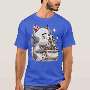 Cute Kawaii Cats Ramen Cats Loverss Gift for Men T-shirt