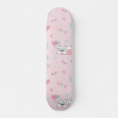 Cute Kawaii Cats with Hearts Persoonlijk Skateboard (Voorkant)