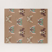 Cute Kawaii Chibi Moths Legpuzzel (Horizontaal)