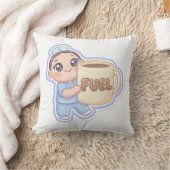 Cute Kawaii Chibi Nurse Giant Coffee Fuel  Kussen (Deken)