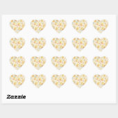 Cute Kawaii Chick Picnic Pattern | Pastel Spring  Hart Sticker (Vel)