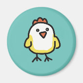 Cute Kawaii Chicken Chick Magneet (Voorkant)