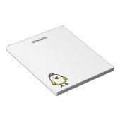 Cute Kawaii Chicken Chick Notitieblok (Schuin)