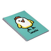 Cute Kawaii Chicken Chick Notitieboek (Rechterzijde)