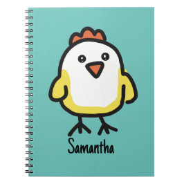 Cute Kawaii Chicken Chick Notitieboek