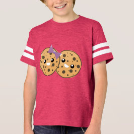 Cute Kawaii Chocolate Chip Cookie Couple T-shirt