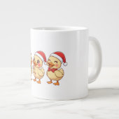 Cute Kawaii Christmas Ducks | Festive Holiday  Grote Koffiekop (Voorkant rechts)