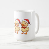 Cute Kawaii Christmas Ducks | Festive Holiday  Koffiemok (Voorkant rechts)