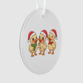 Cute Kawaii Christmas Ducks | Festive Holiday  Ornament (voorkant)
