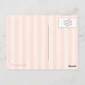 Cute Kawaii chubby roze varken Briefkaart (Achterkant)
