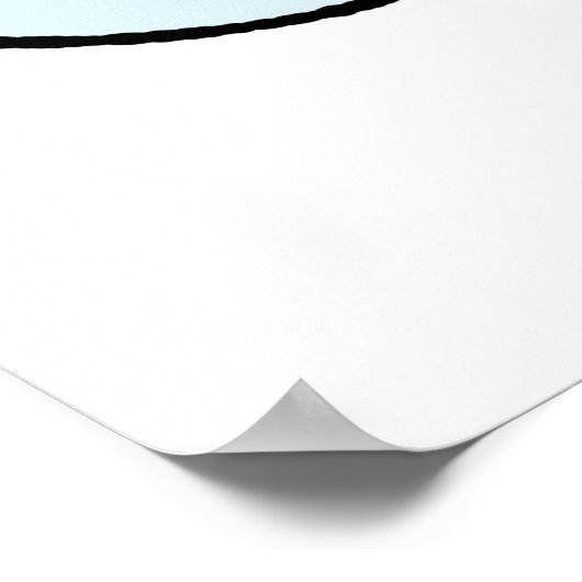 Cute Kawaii Cloud Poster (Hoek)