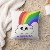 Cute Kawaii Cloud Rainbow Kind Name Kussen (Deken)