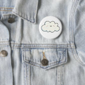 Cute Kawaii Cloud Ronde Button 5,7 Cm (In situ)