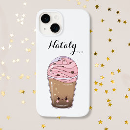 Cute Kawaii Coffee Case-Mate iPhone 14 Hoesje