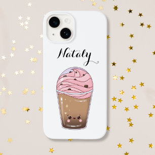 Cute Kawaii Coffee Case-Mate iPhone 14 Hoesje