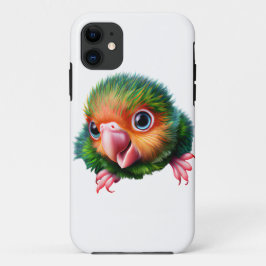 Cute Kawaii Colorful Baby Parrot Case-Mate iPhone Case