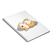 Cute Kawaii Corgi Dog Notitieboek (Rechterzijde)